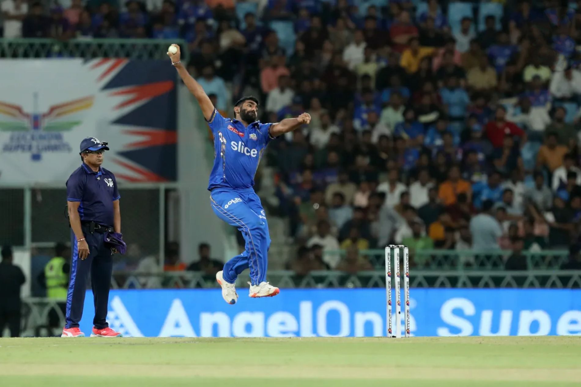 Mumbai Indians pacer Jasprit Bumrah (Pic: BCCI/ iplt20.com)