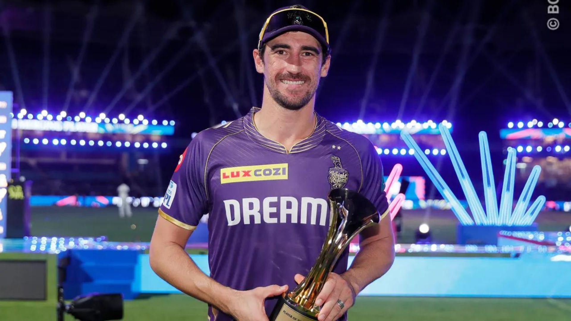 Mitchell Starc proved his worth to help KKR lift IPL 2024 title (Image: BCCI/IPL)