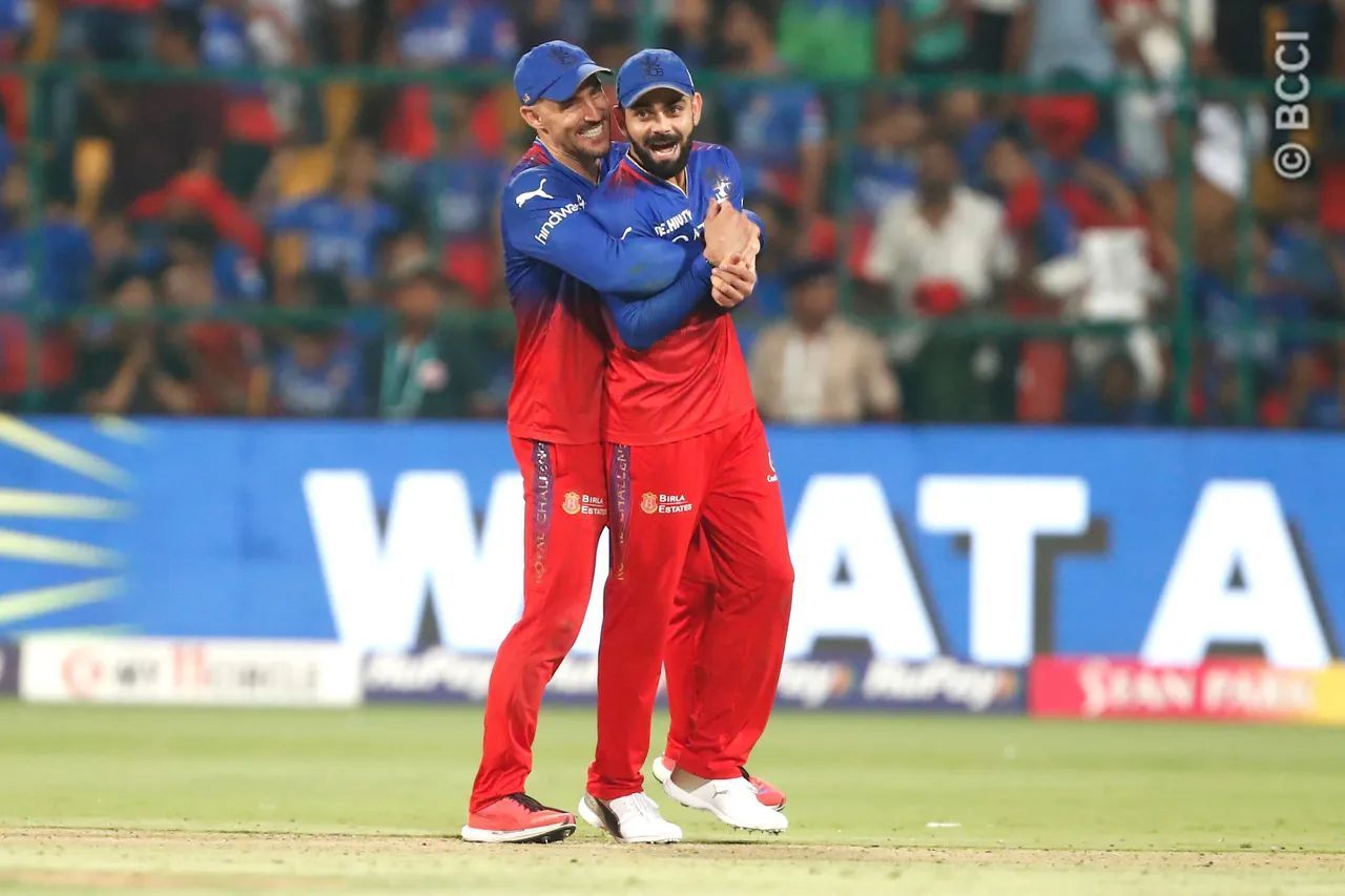 Virat Kohli and Faf du Plessis sunk GT in Bengaluru (Image: IPLT20.com/BCCI)