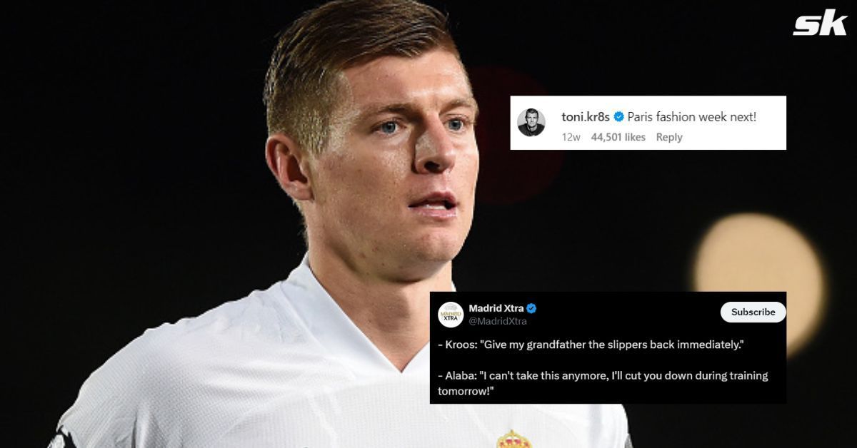 Toni Kroos got up to tomfoolery on social media.