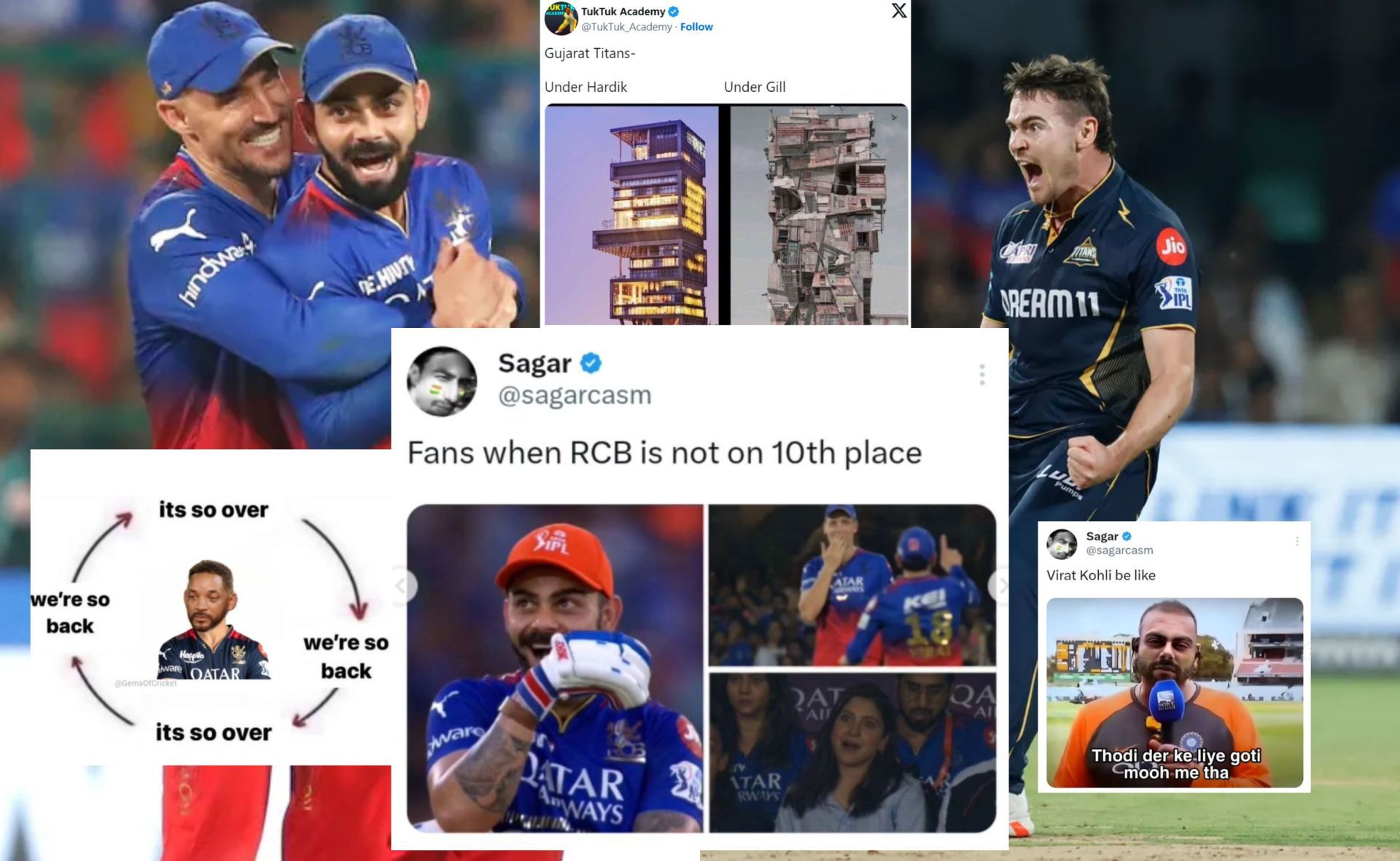 Top 10 funny memes from the latest IPL match.