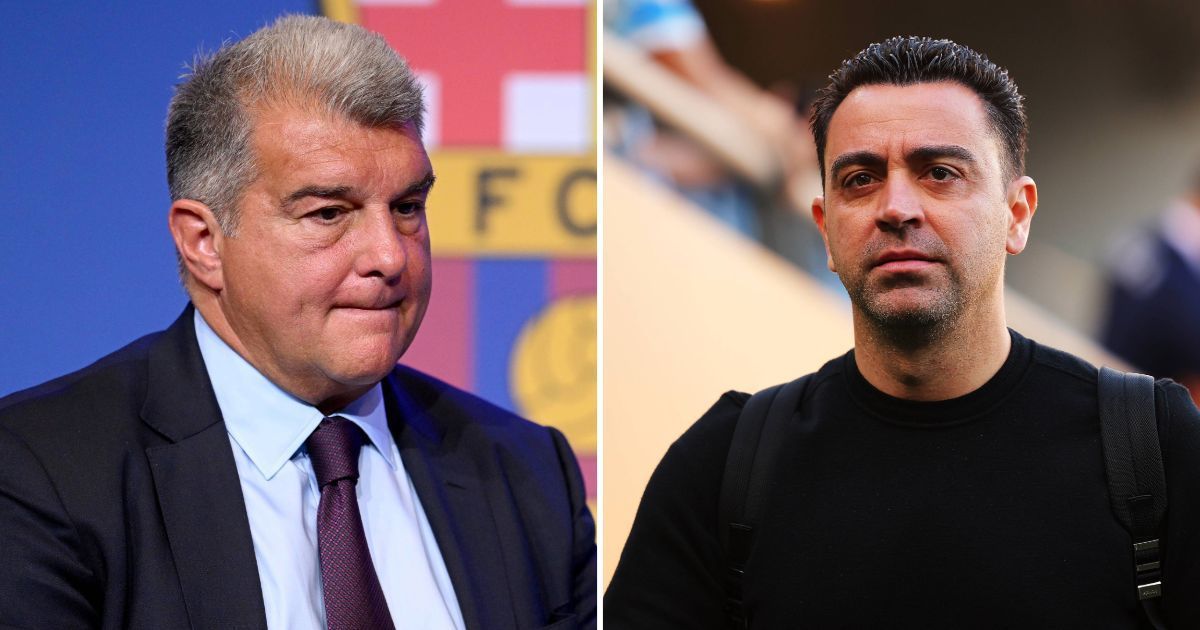 Joan Laporta is prepared to sack Xavi from his role as Barcelona manager 