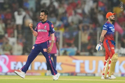 Yuzvendra Chahal got the big wicket of Virat Kohli. (Image Credit: BCCI/ iplt20.com)