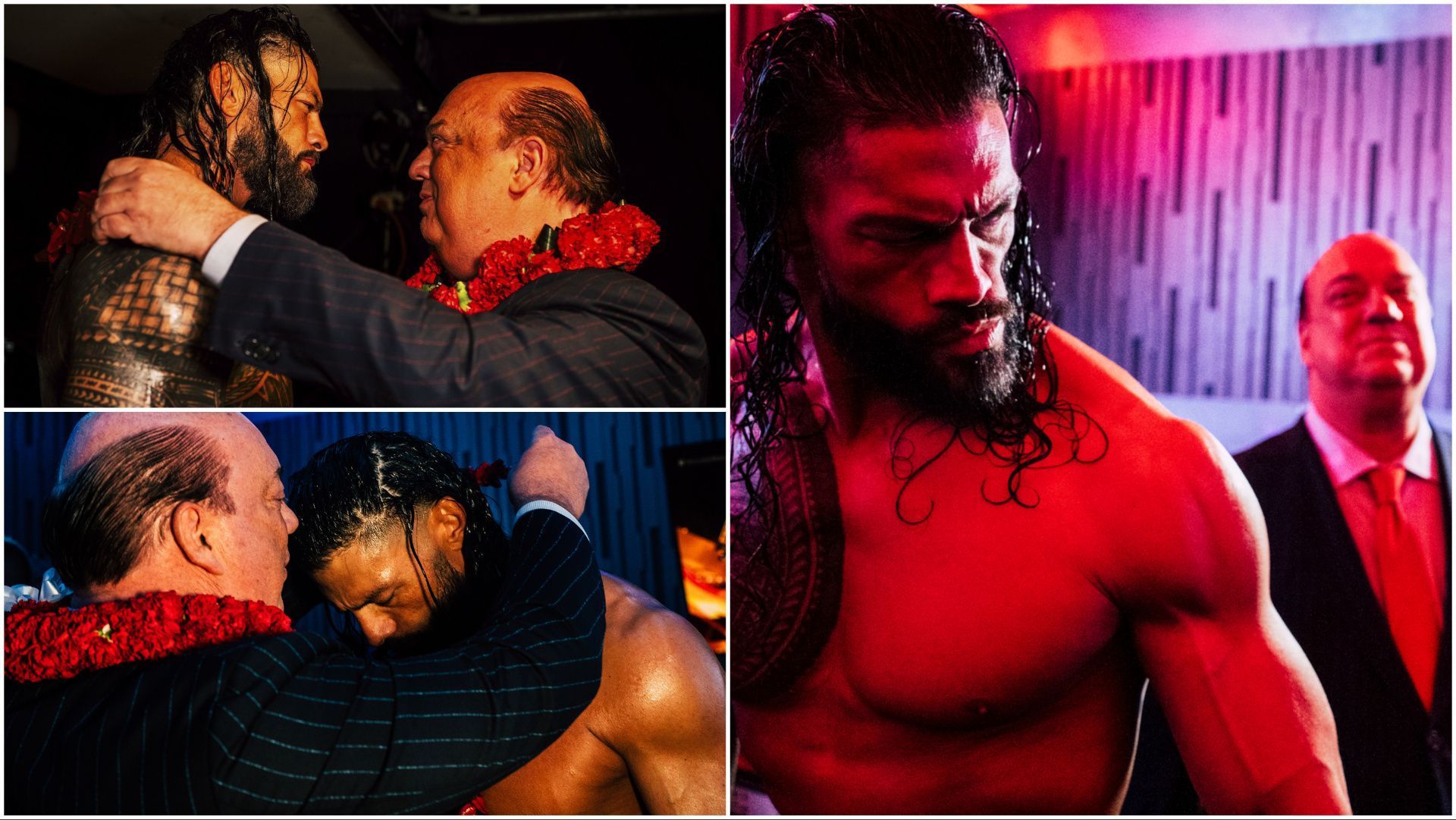 Paul Heyman and Roman Reigns share backstage moments at WWE events