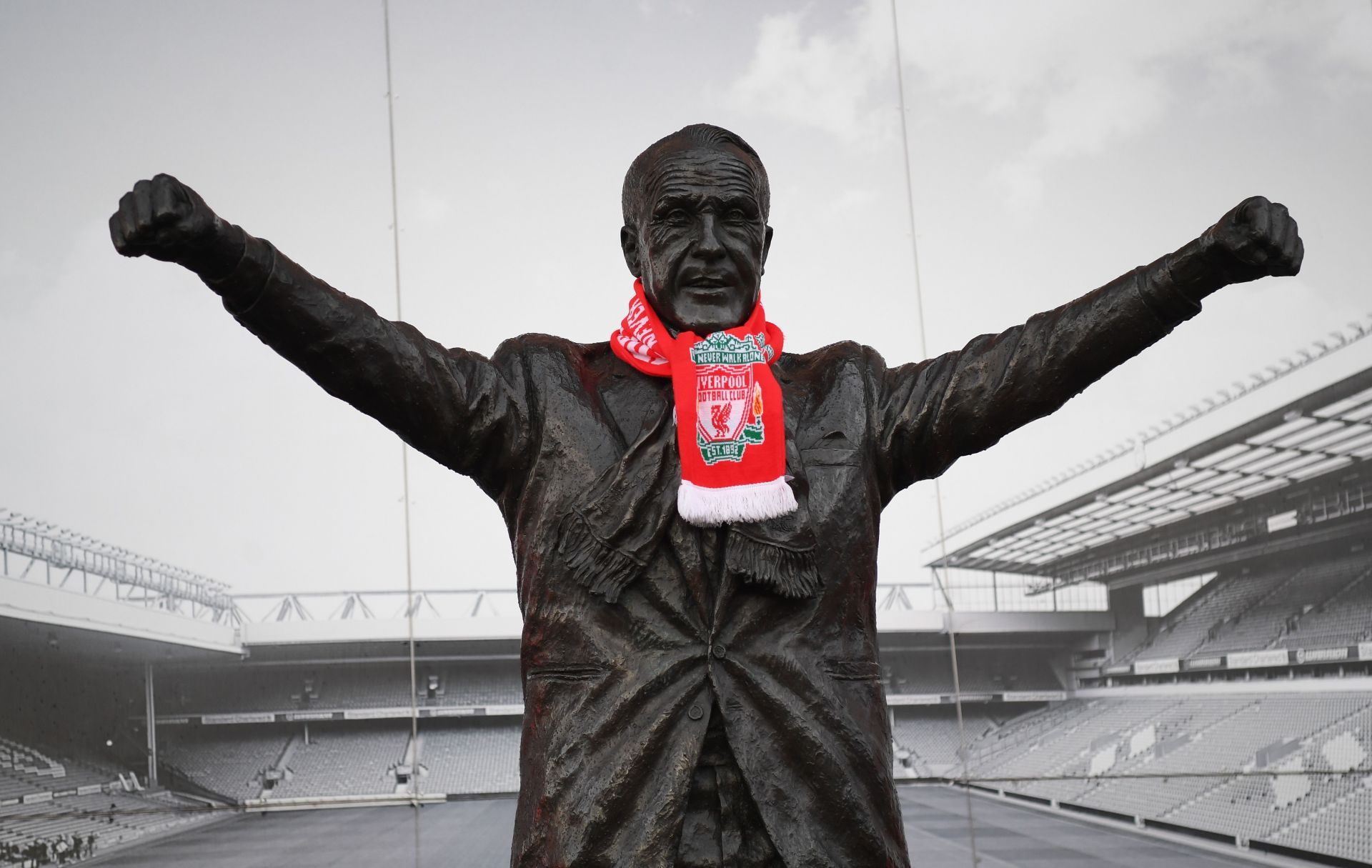 Shankly statue outside Anfield