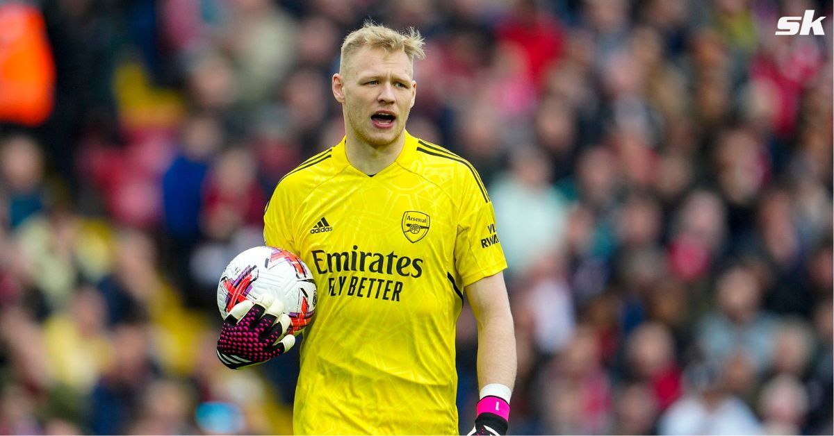 Arsenal goalkeeper Aaron Ramsdale 