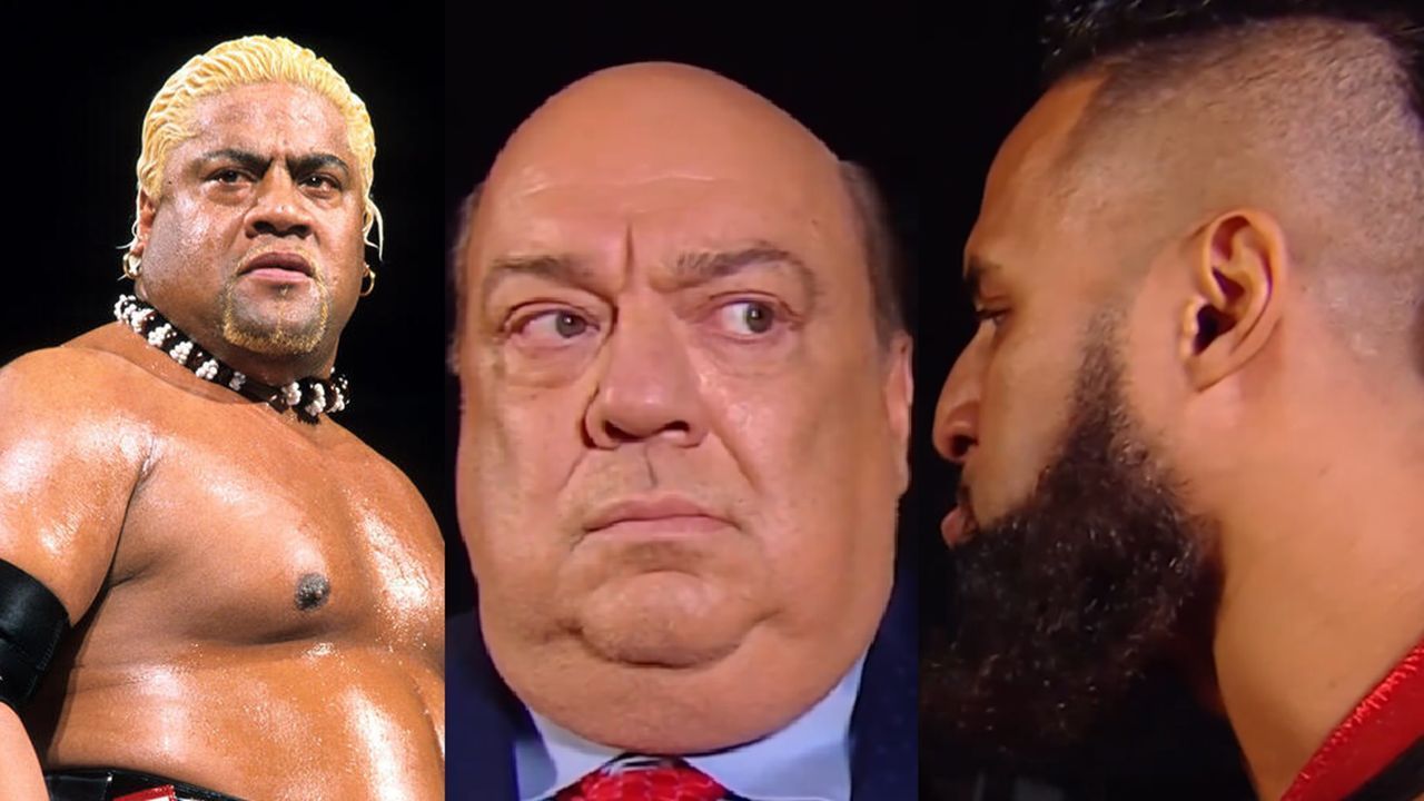 Rikishi, Heyman, and Tonga (via WWE