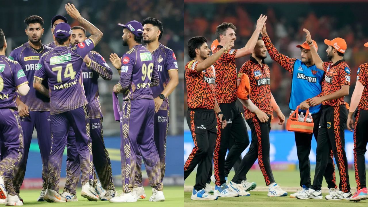 कोलकाता और हैदराबाद की टीम के बीच क्वालीफ़ायर 1 होगा (Photos: BCCI)