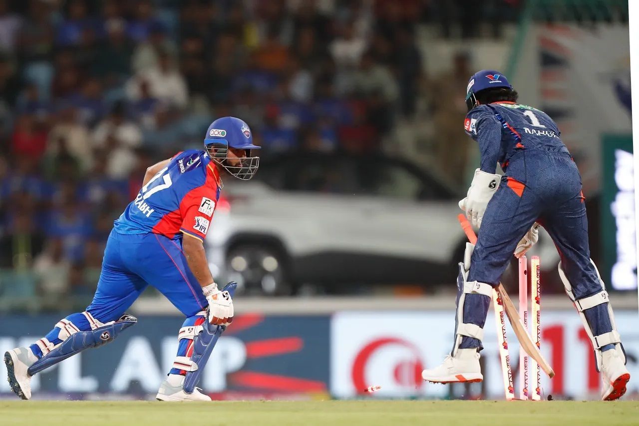 Rishabh Pant has been found slightly wanting against spin in IPL 2024. [P/C: iplt20.com]