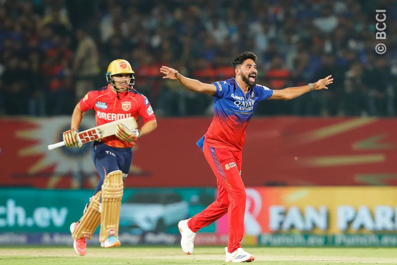 Mohammed Siraj is in red-hot form in IPL 2024. (PC: BCCI)