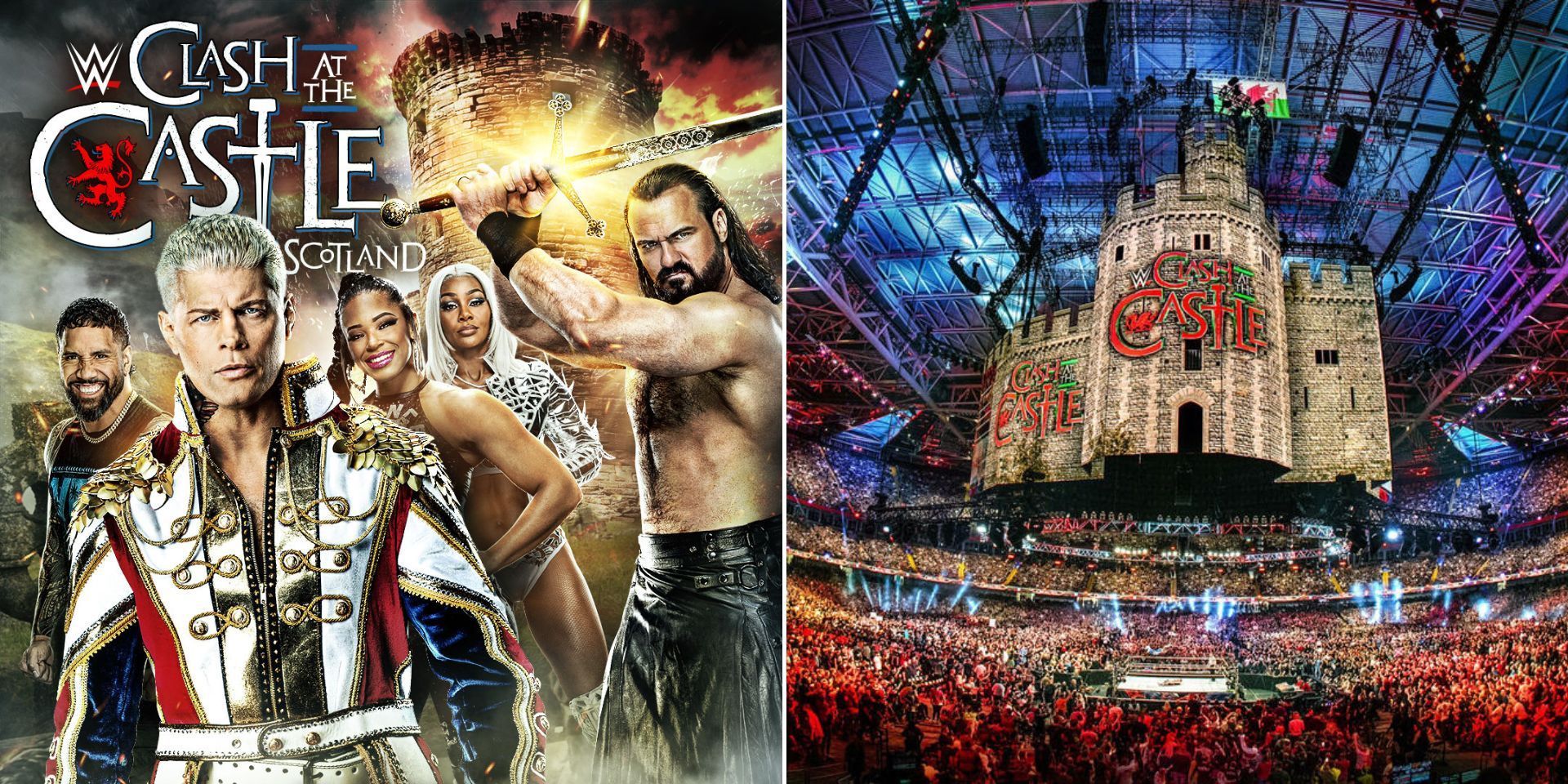 A big title match has been teased for WWE Clash at the Castle