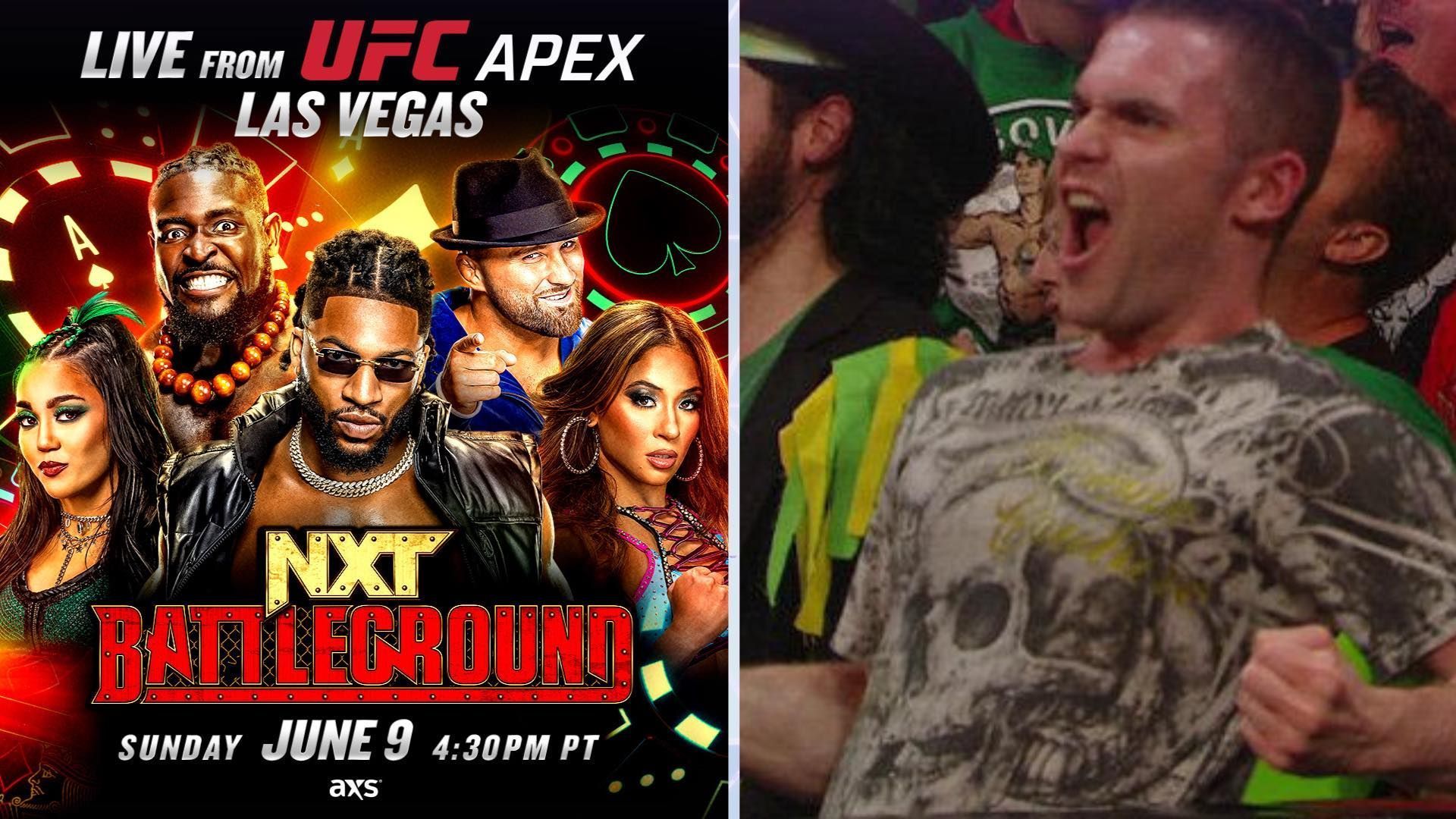 Updated NXT Battleground match card (May 28, 2024) Major name returns