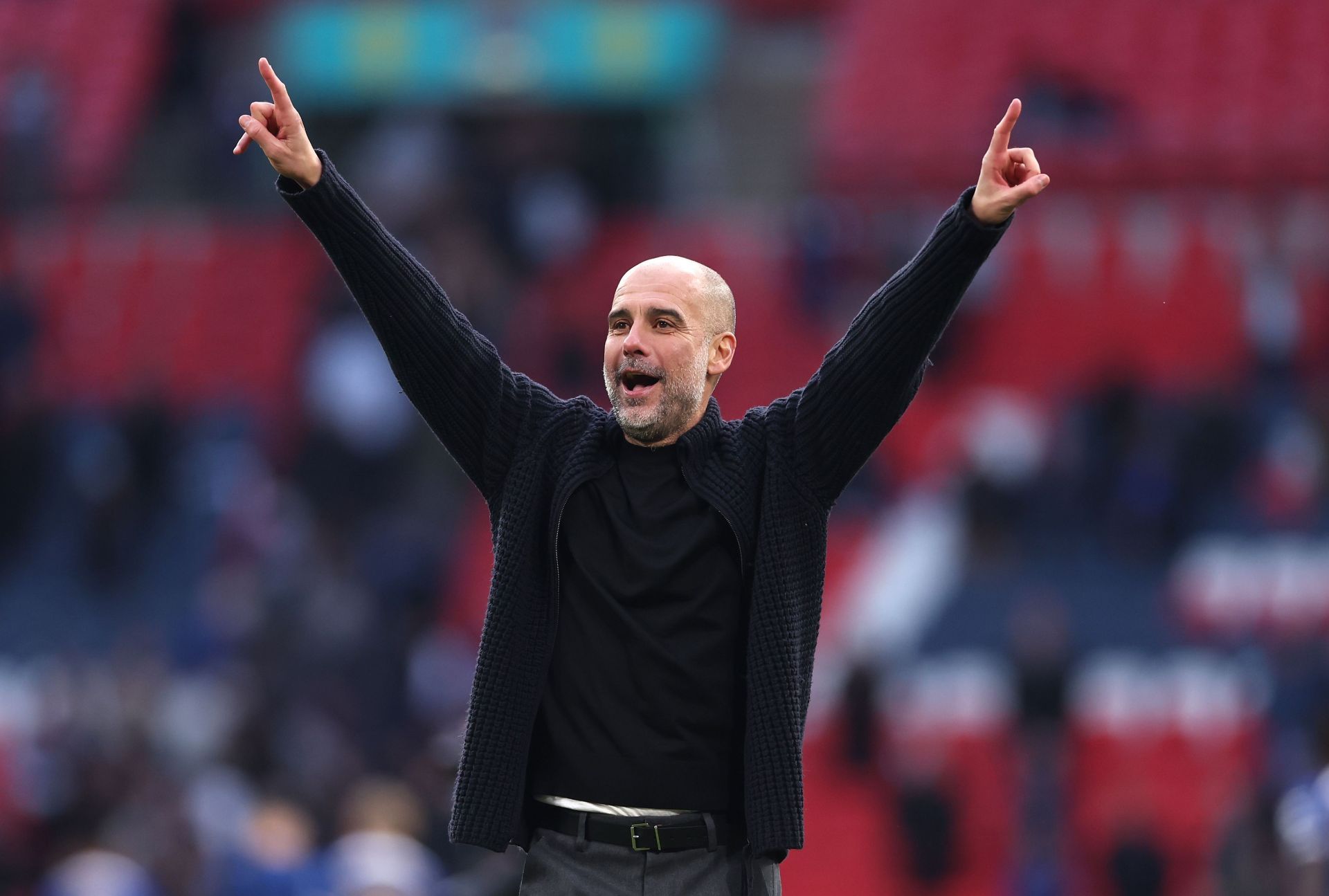 Guardiola is on the cusp of steering his team to Premier League glory once again.