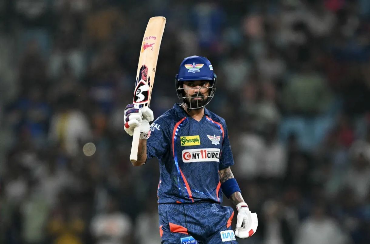 KL Rahul after his fifty for Lucknow Super Giants