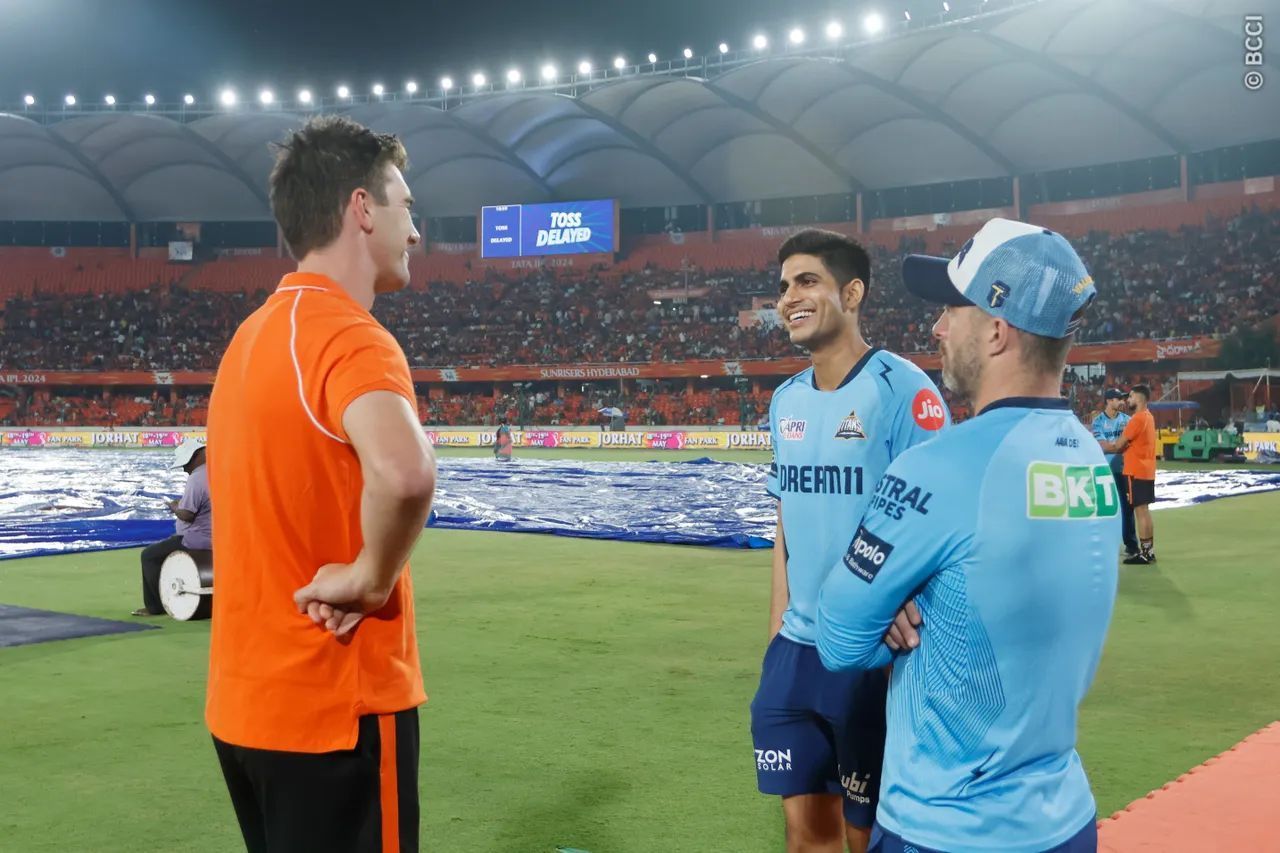 The toss for the SRH vs GT match has been delayed (Image: IPLT20.com/BCCI)