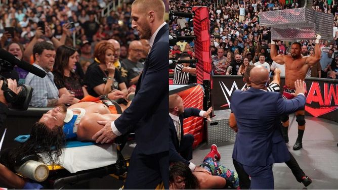 WWE Raw में खतरनाक सुपरस्टार ने अपने प्रतिद्वंदी की अधमरी हालत करके पहुंचाया अस्पताल, पूर्व चैंपियन को भी स्पीयर देकर किया चारों खाने चित्त