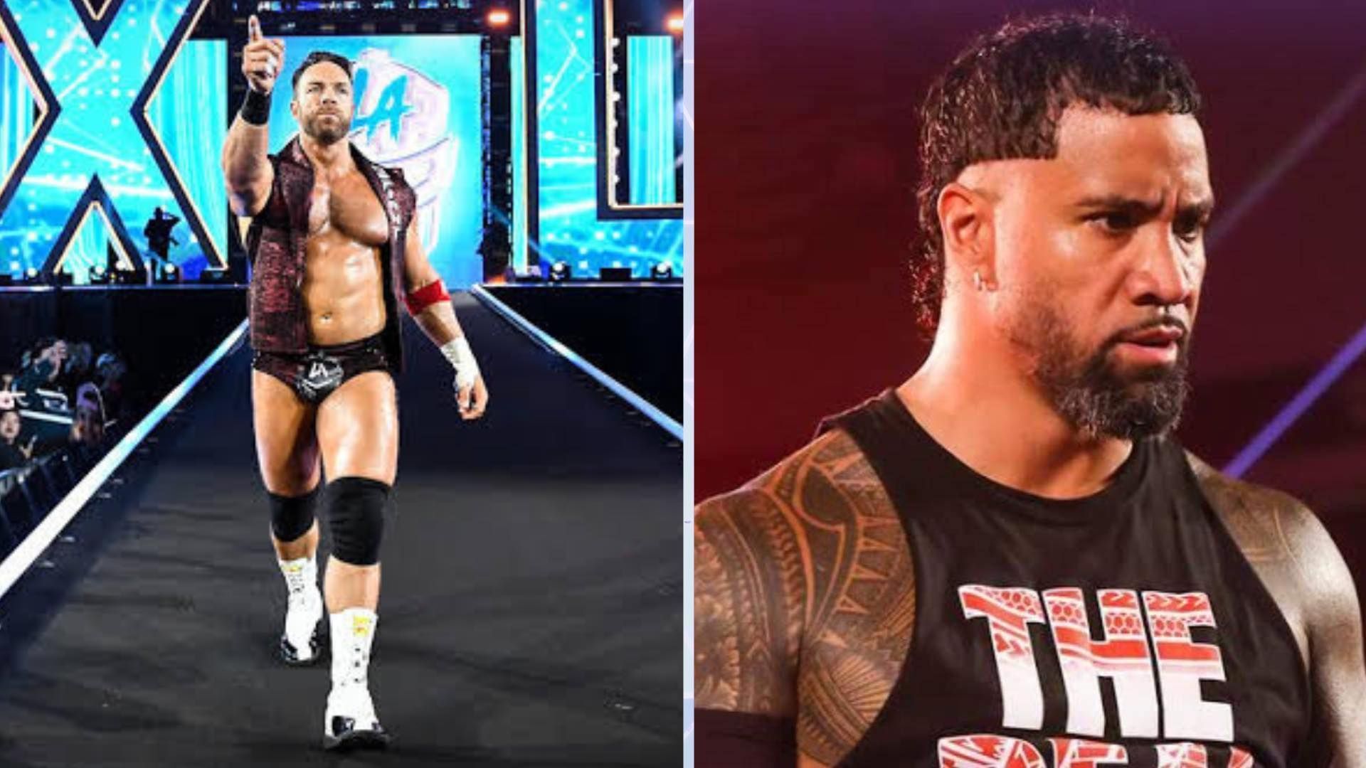 LA Knight and Jey Uso would be Champs if crowd response were the main criterion. [Images via WWE.com]