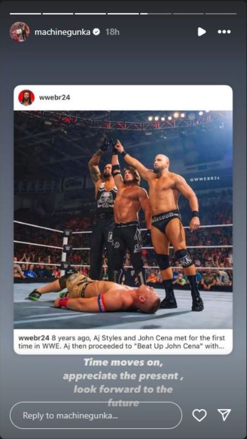 Karl Anderson shared this picture on his Instagram account.