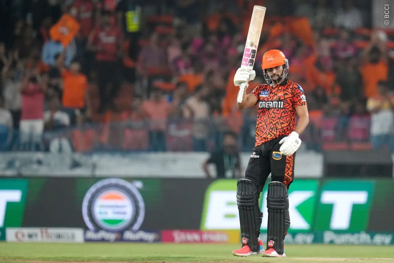 Nitish Kumar Reddy plays for SRH in IPL 2024 (Image: IPLT20.com/BCCI)