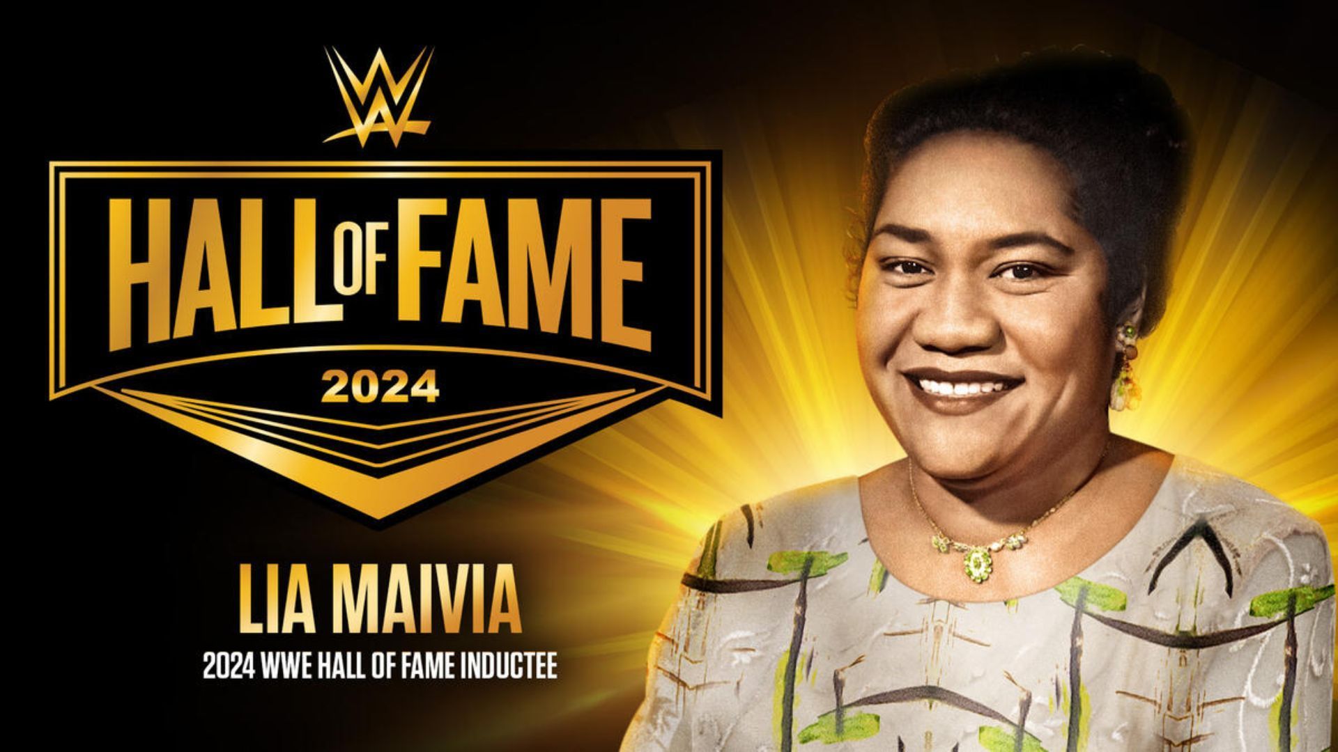 Lia Maivia was inducted to the WWE Hall of Fame this year