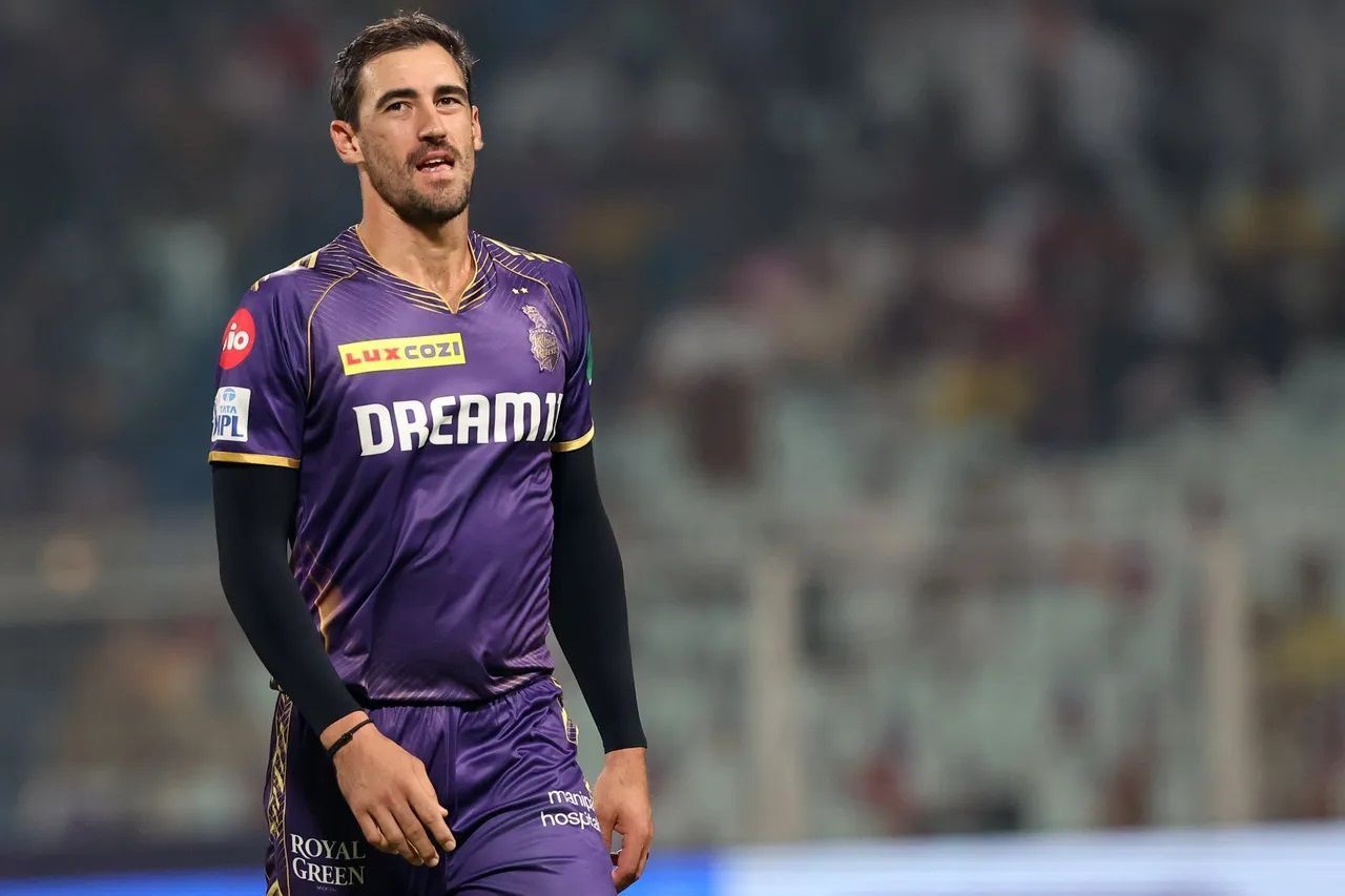 Mitchell Starc was taken to the cleaners at the start of IPL 2024. [P/C: iplt20.com]