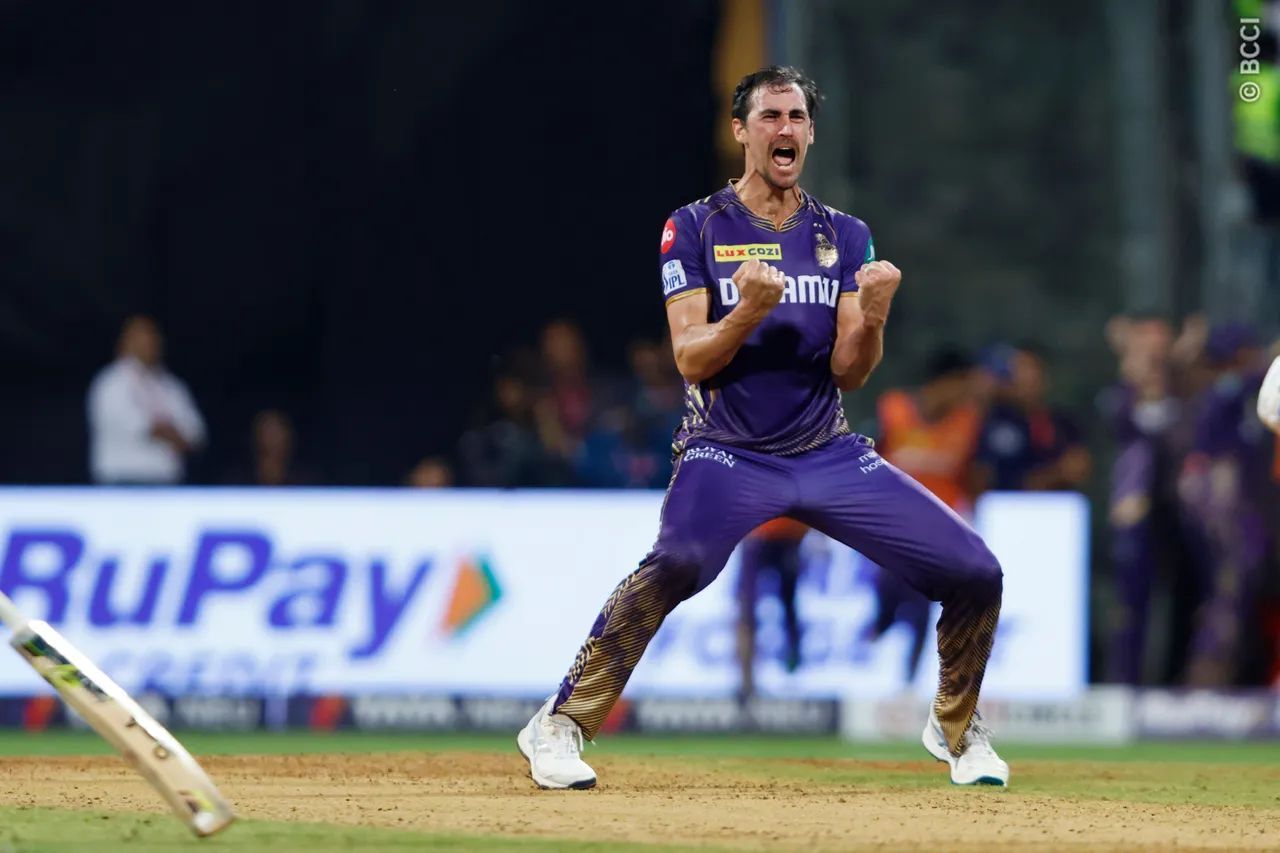 Mitchell Starc roared back to form at Wankhede Stadium (Image: IPLT20.com/BCCI)