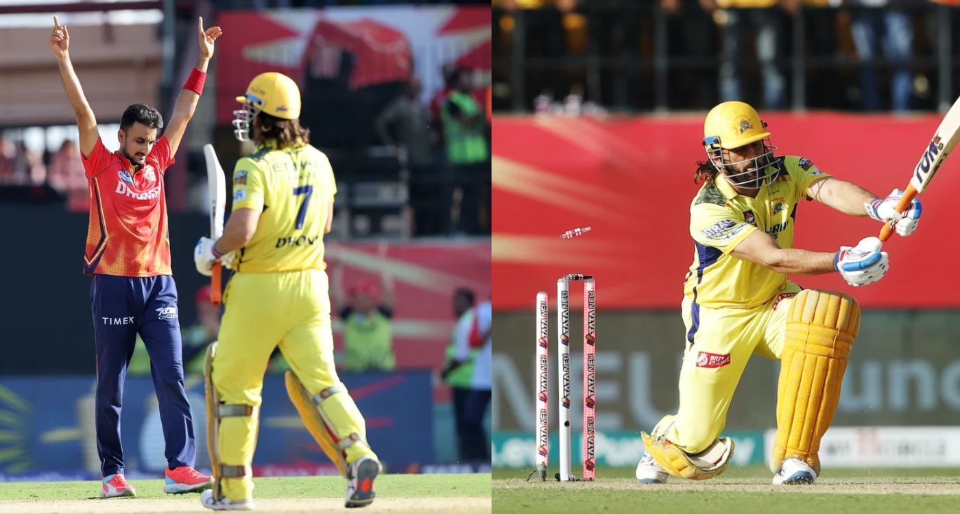 एमएस धोनी गोल्डन डक पर हुए आउट (Photos: BCCI)