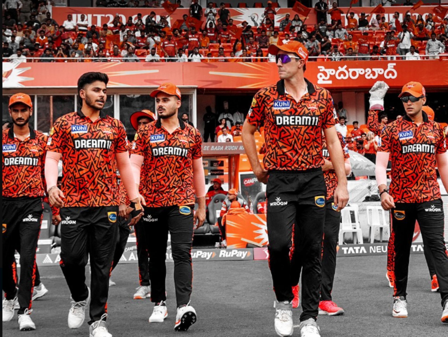 Things fell perfectly into place for SRH on the final day of the IPL 2024 league stage [Credit: SRH Twitter handle]