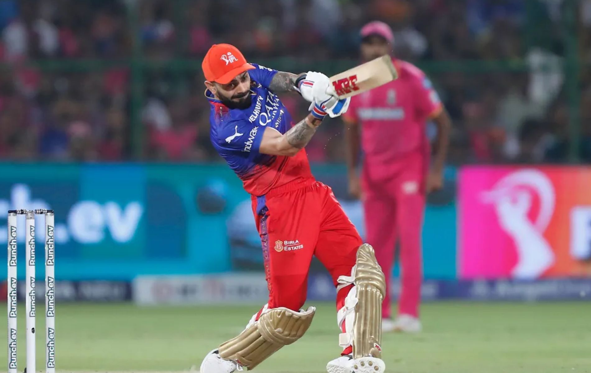 Virat Kohli in action for RCB.