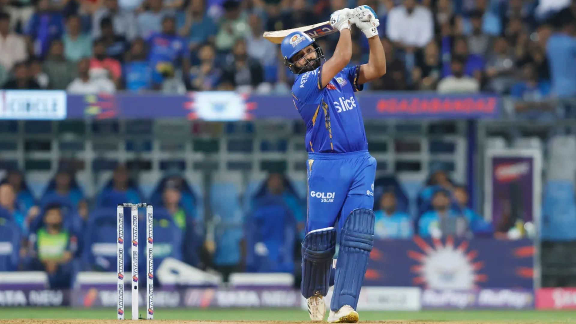 Rohit Sharma entertained the emotional Wankhede crowd