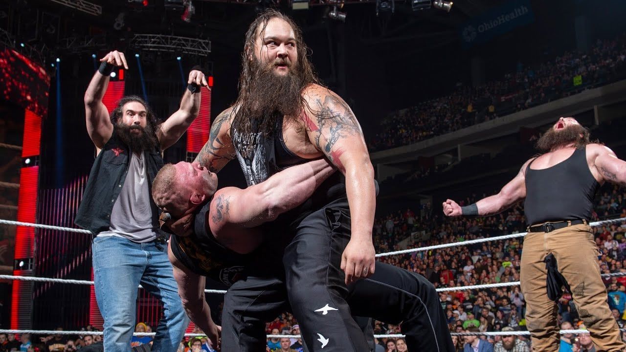 The Wyatt Family and Brock Lesnar