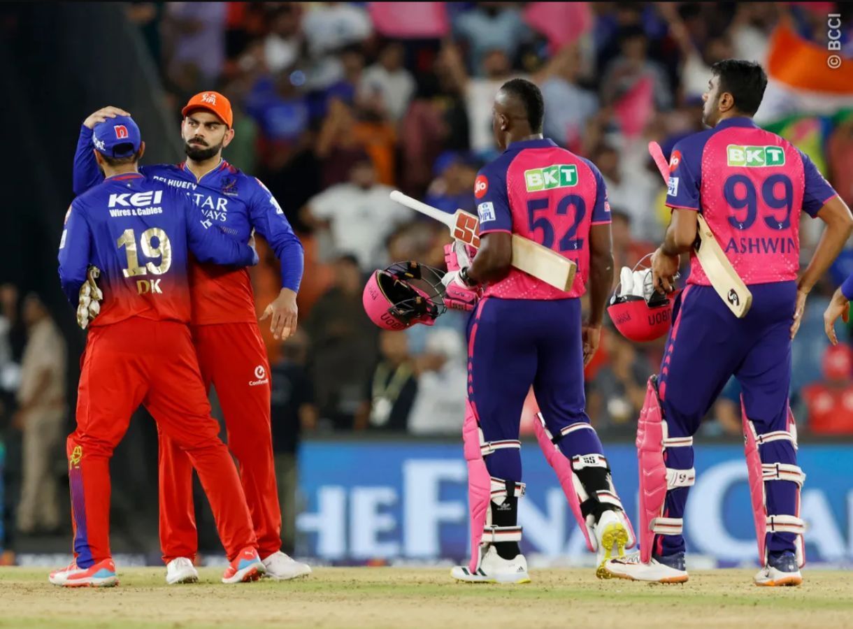 Rajasthan Royals crushed Royal Challengers Bengaluru