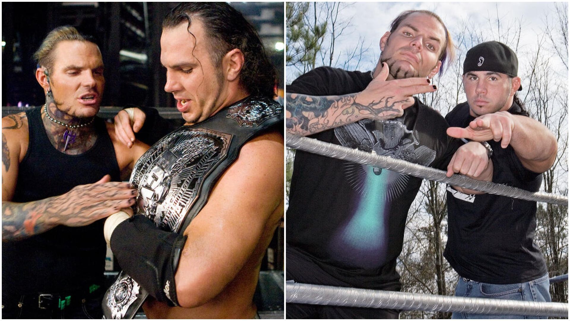 Matt and Jeff Hardy are former WWE Tag Team Champions.