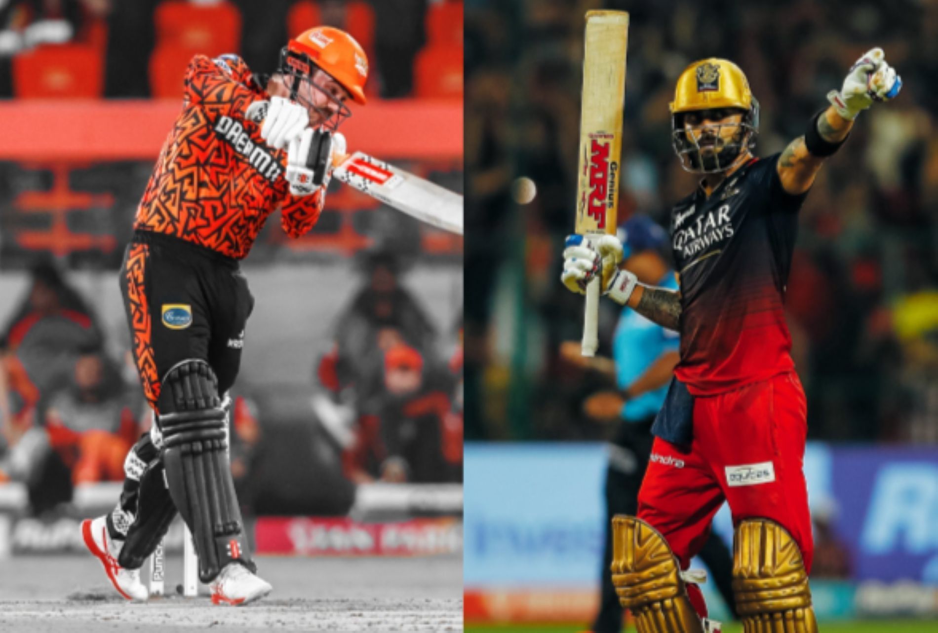 [Credit: RCB &amp; SRH Twitter handles]