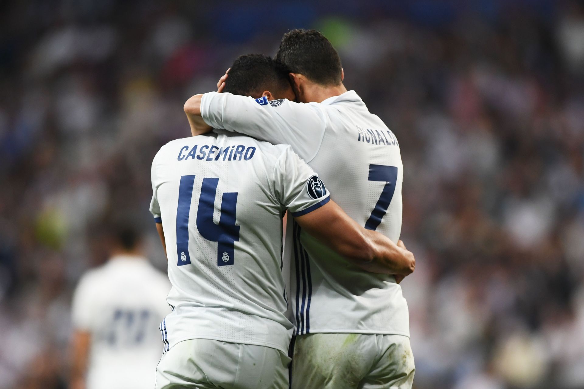 Casemiro and Cristiano Ronaldo are longtime teammates.