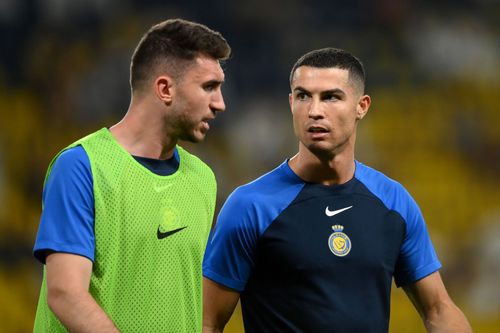 Former Manchester City star Aymeric Laporte (left) claims players are dissatisfied in Saudi Arabia.