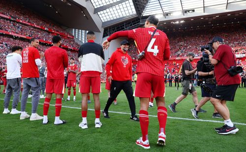 Liverpool FC celebrated a win in Klopp's final game in charge.