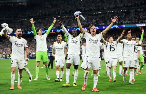 Lucas Vazquez (front) reached his fifth Champions League final.