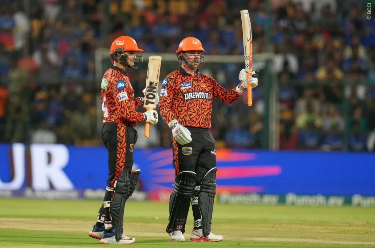 Abhishek Sharma and Travis Head - the most destructive opening duo in this IPL. (Image Credit: BCCI)