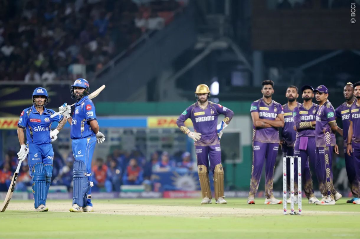 Mumbai Indians lost their ninth game of the season vs KKR 