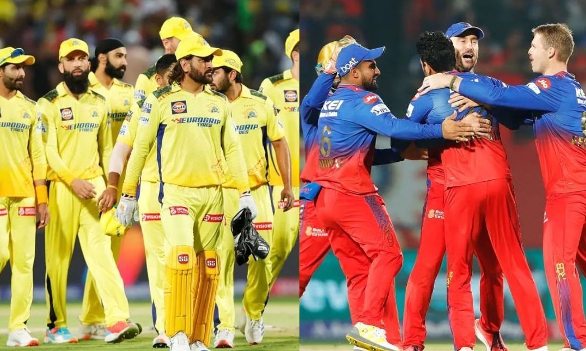 RCB vs CSK प्लेऑफ का समीकरण (Photo Credit - BCCI)