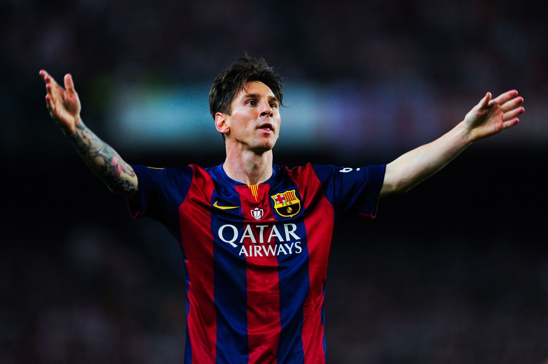 Lionel Messi in Barcelona v Athletic Club - Copa del Rey Final (Photo by David Ramos/Getty Images)
