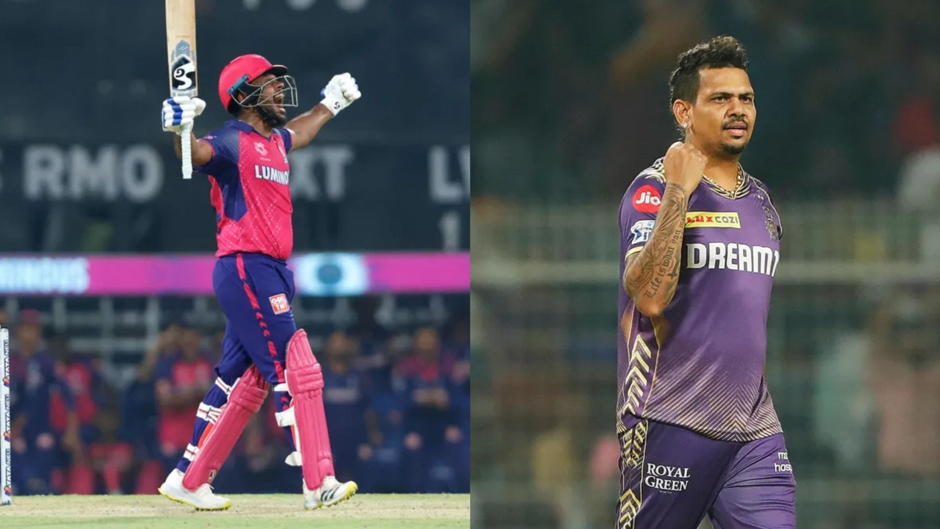 Sanju Samson (L) &amp; Sunil Narine is an intriguing match-up