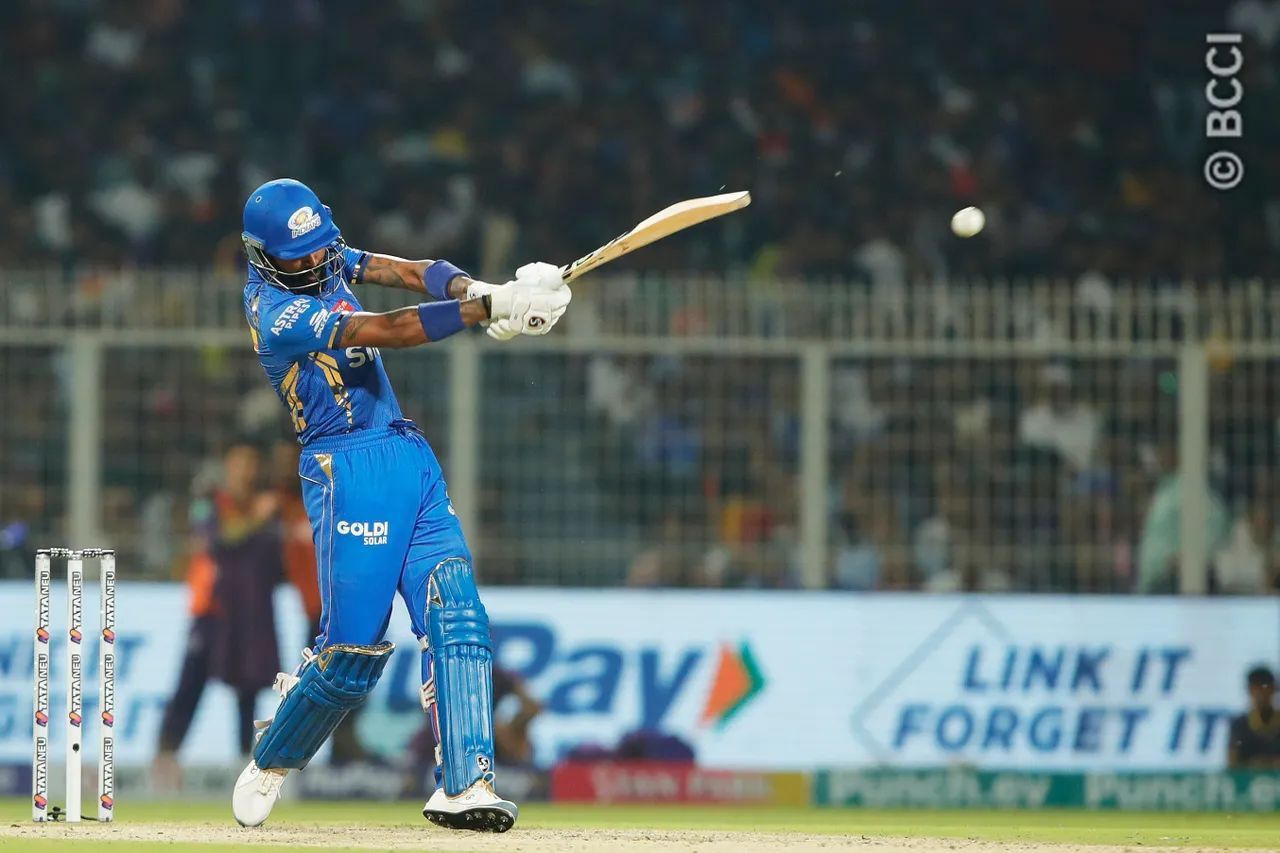 Hardik Pandya scored 216 runs in 13 innings of IPL 2024 (Image: IPLT20.com/BCCI)