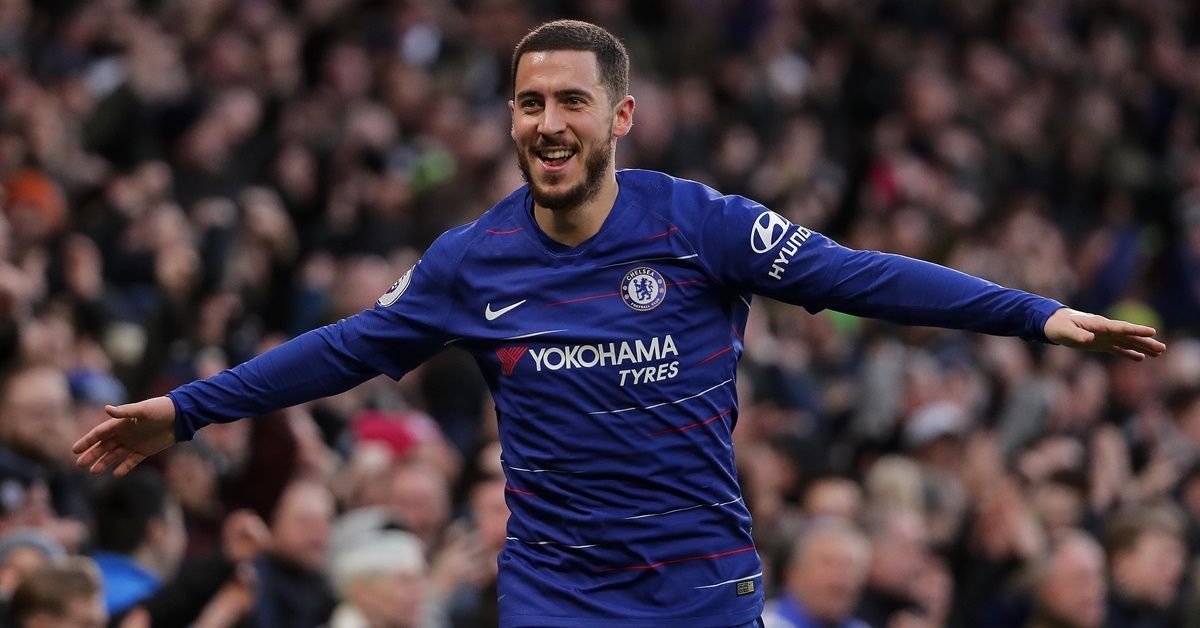 Eden Hazard played for Chelsea between 2012 and 2019.