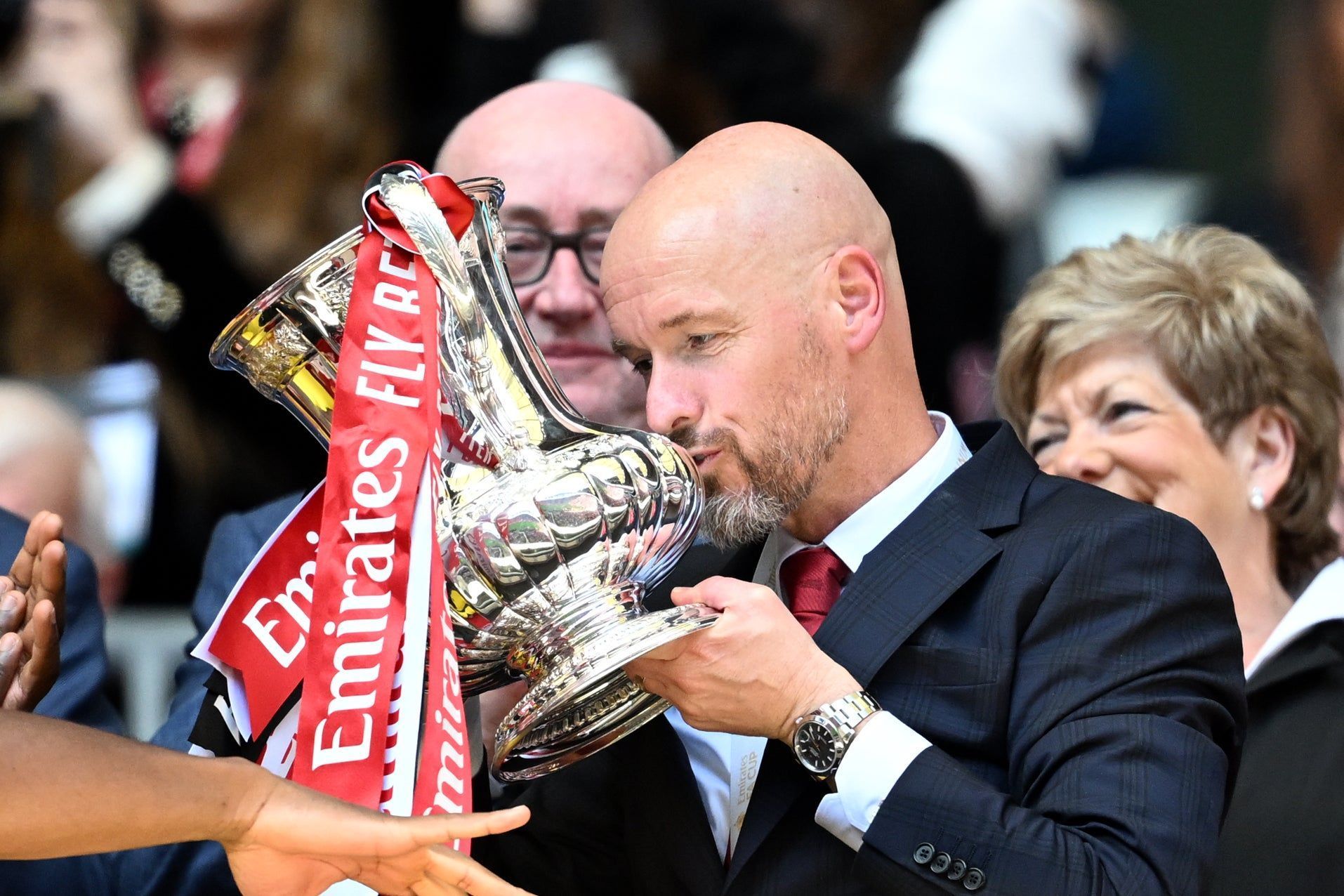 Erik ten Hag has won two trophies in two seasons with Manchester United 