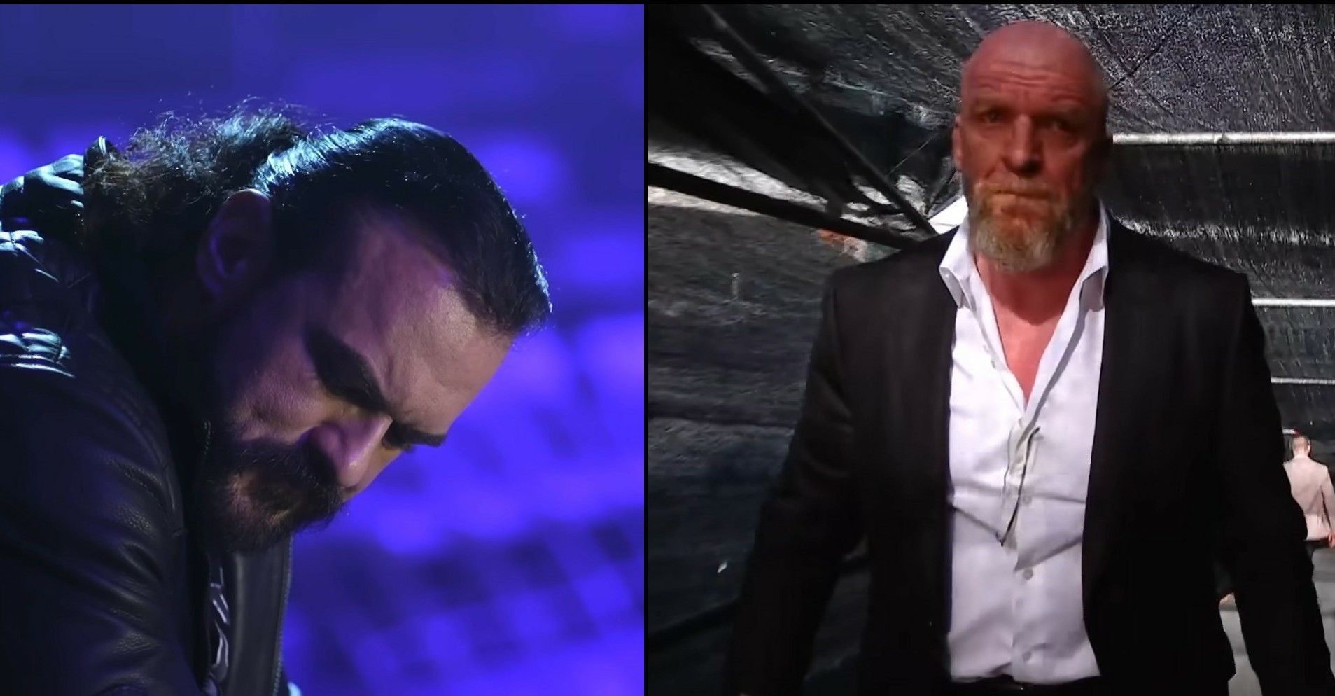 Drew McIntyre and Paul &quot;Triple H&quot; Levesque [Image Source: Screenshot from WWE