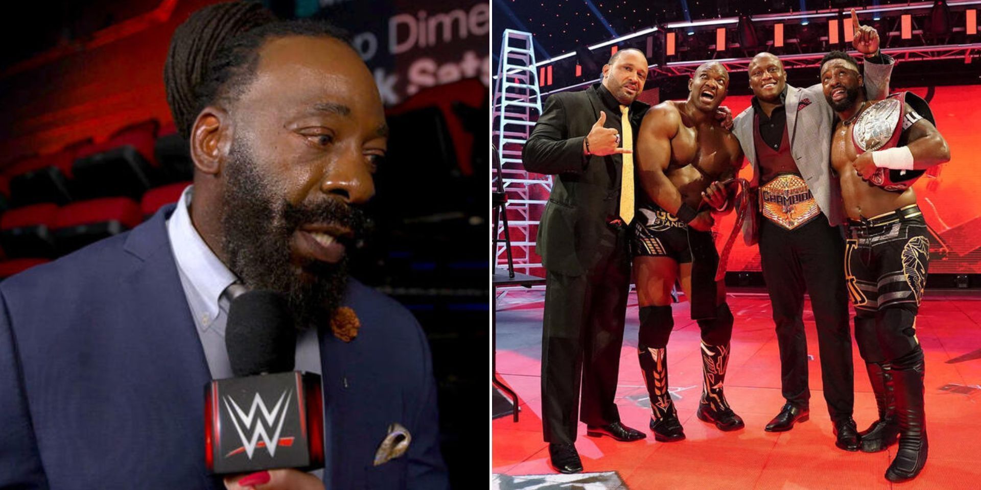 Booker T reacts to MVP saying that Triple H refused to reunite The Hurt ...