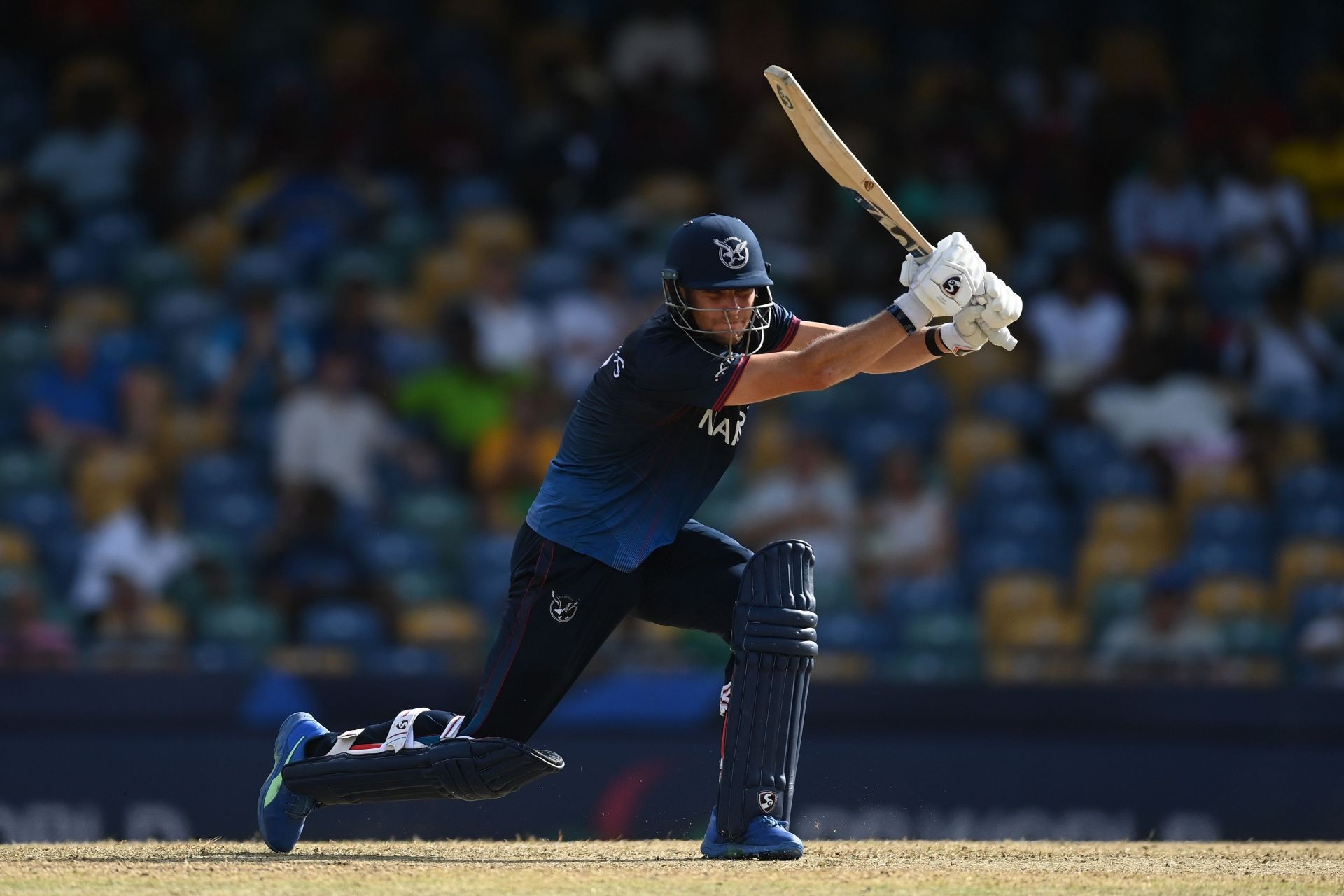 Gerhard Erasmus scored a solid half-century against Scotland.