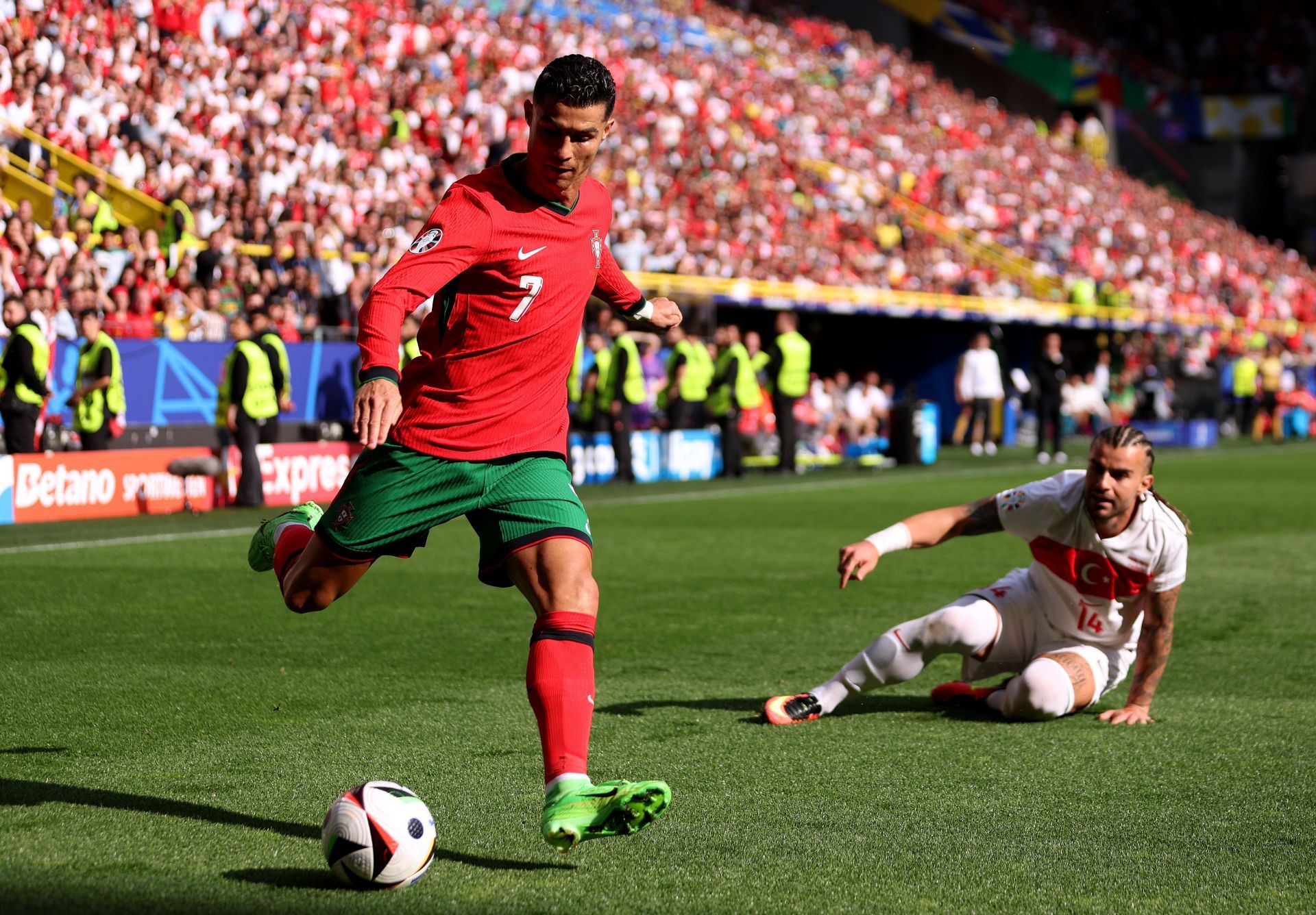 Turkiye v Portugal: Group F - UEFA EURO 2024 (Photo by Dean Mouhtaropoulos/Getty Images)